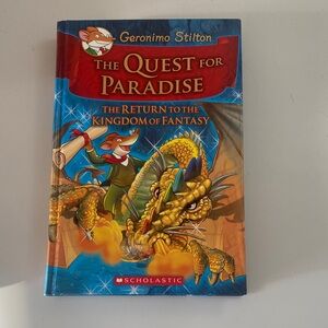Geronimo Stilton The Quest for Paradise Hardcover Book